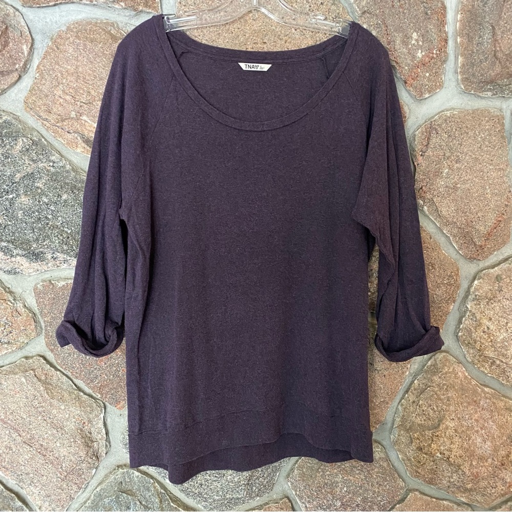 Beautiful TNA purple relaxed fit sweater